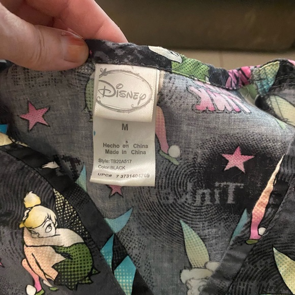 Disney Tinkerbell Scrub top - Picture 3 of 3